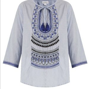 New Velvet by Graham and Spencer embroidered top